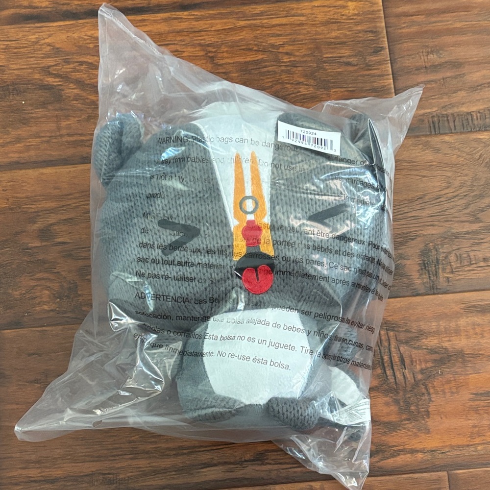 Gray Stuffed Animal Toy